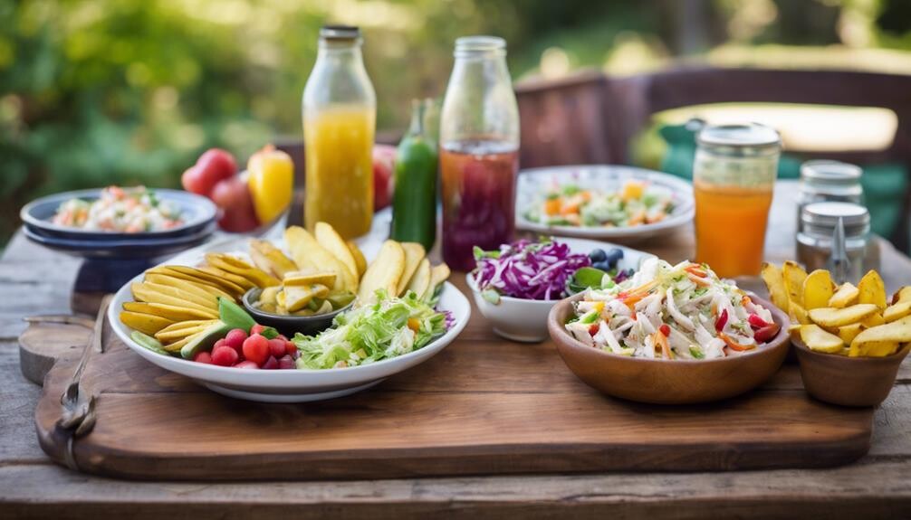 chicken salad wrap sides