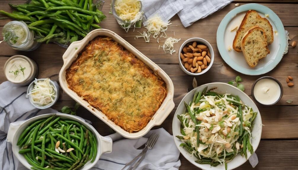 chicken spaghetti casserole side dishes