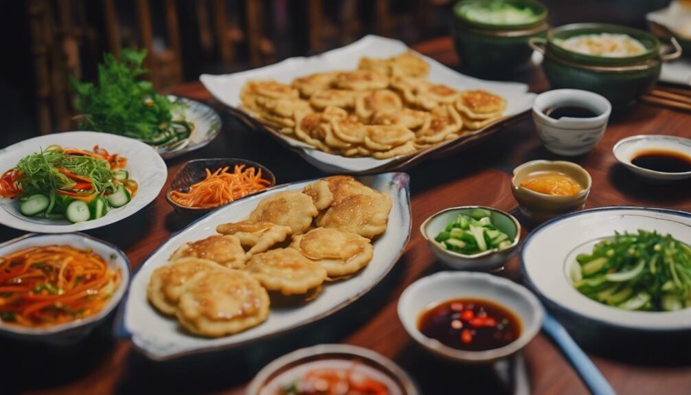 chinese scallion pancakes sides
