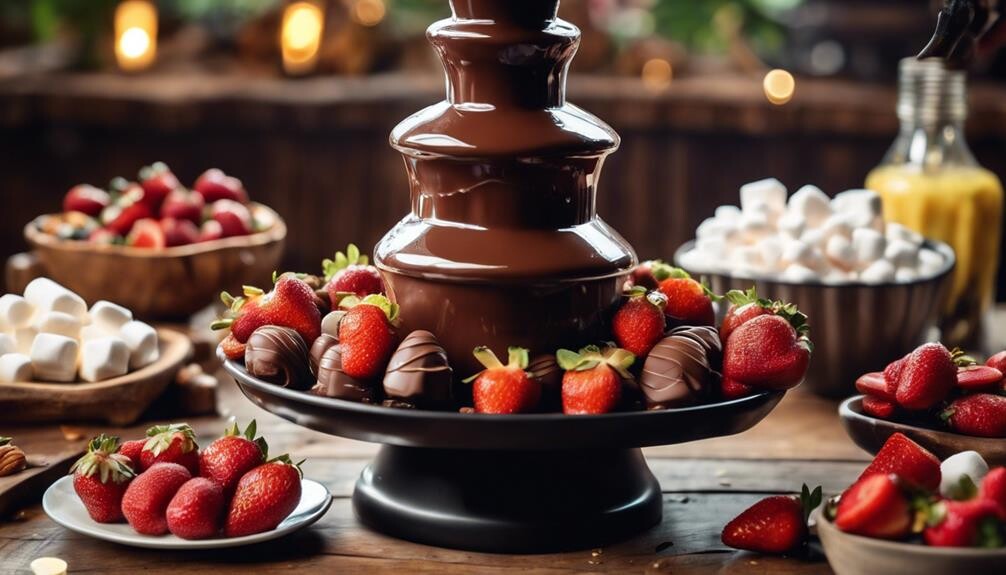 chocolate fountain side dishes