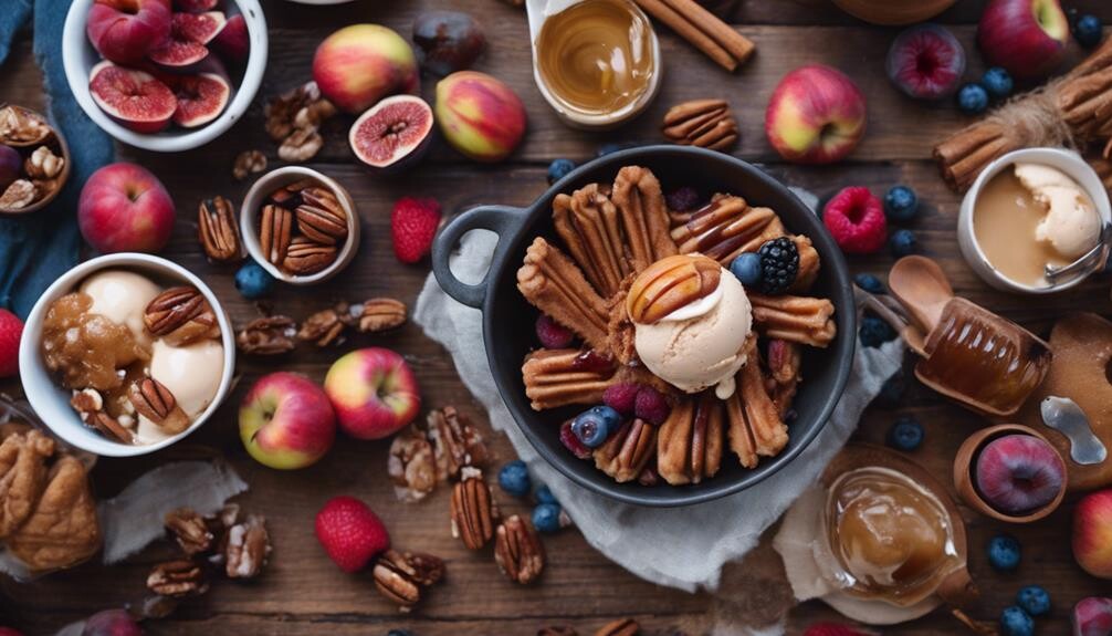 cinnamon ice cream pairings