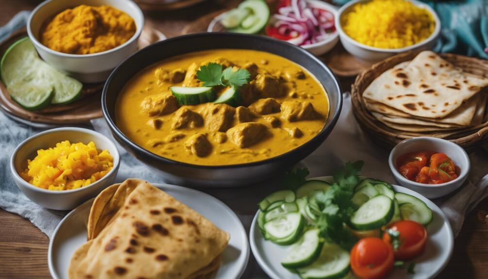 coconut chicken curry sides