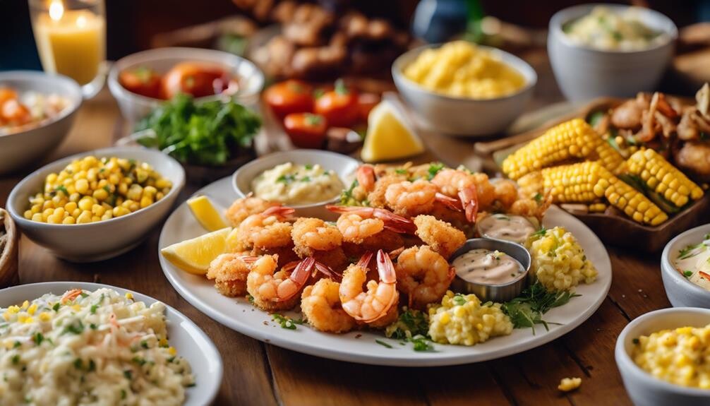 complement breaded shrimp with