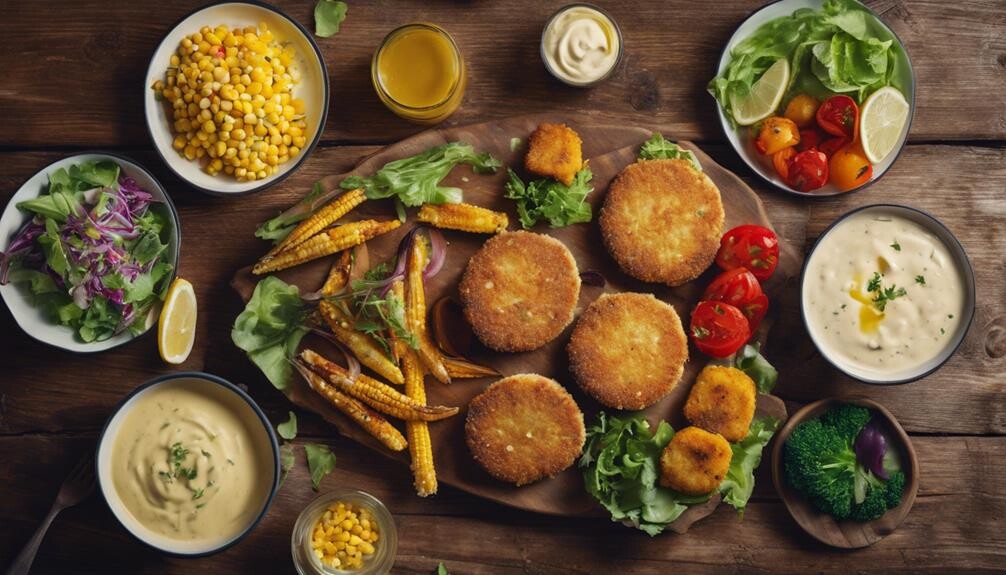 complement fish cakes perfectly