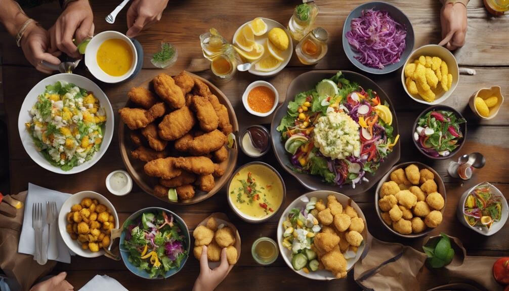 complement hush puppies deliciously