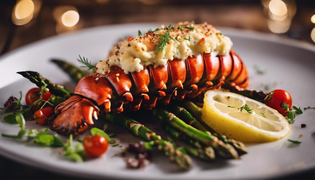 complement lobster tails perfectly