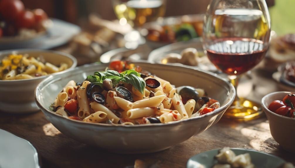 complement pasta puttanesca perfectly