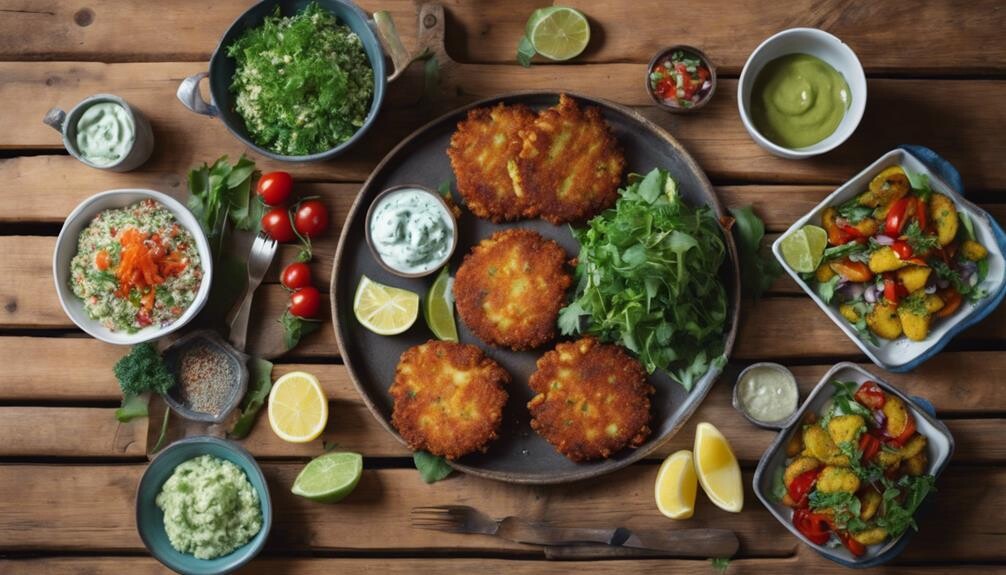 complement veggie fritters perfectly