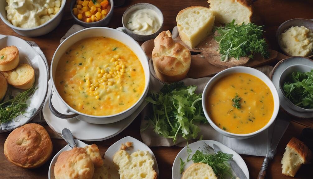 complementary dishes for veggie soup