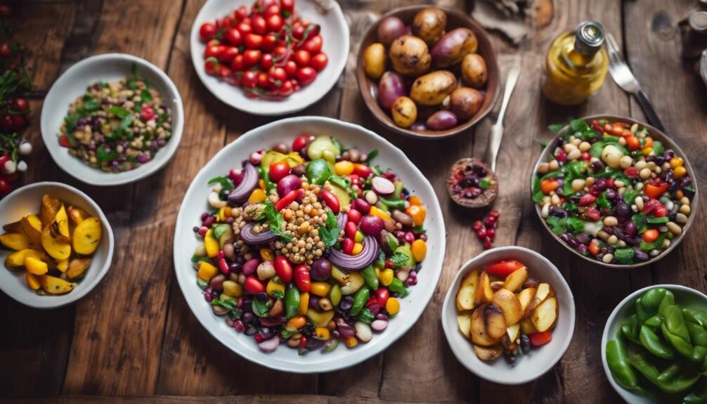 complementary side dishes for 3 bean salad