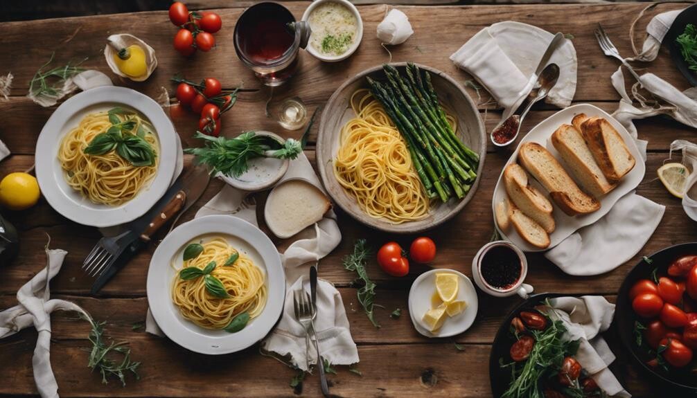 complementing angel hair pasta