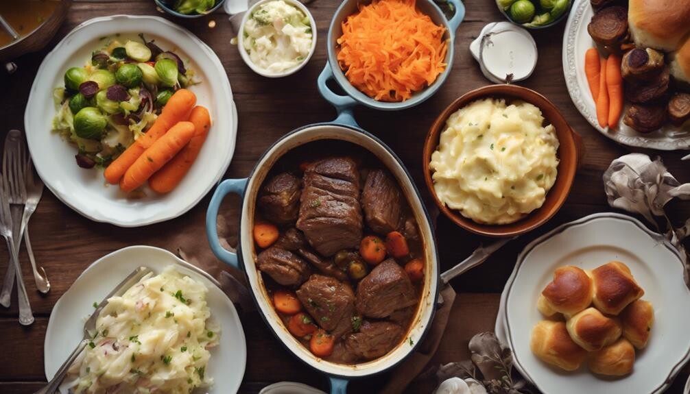 complementing beef casserole with sides