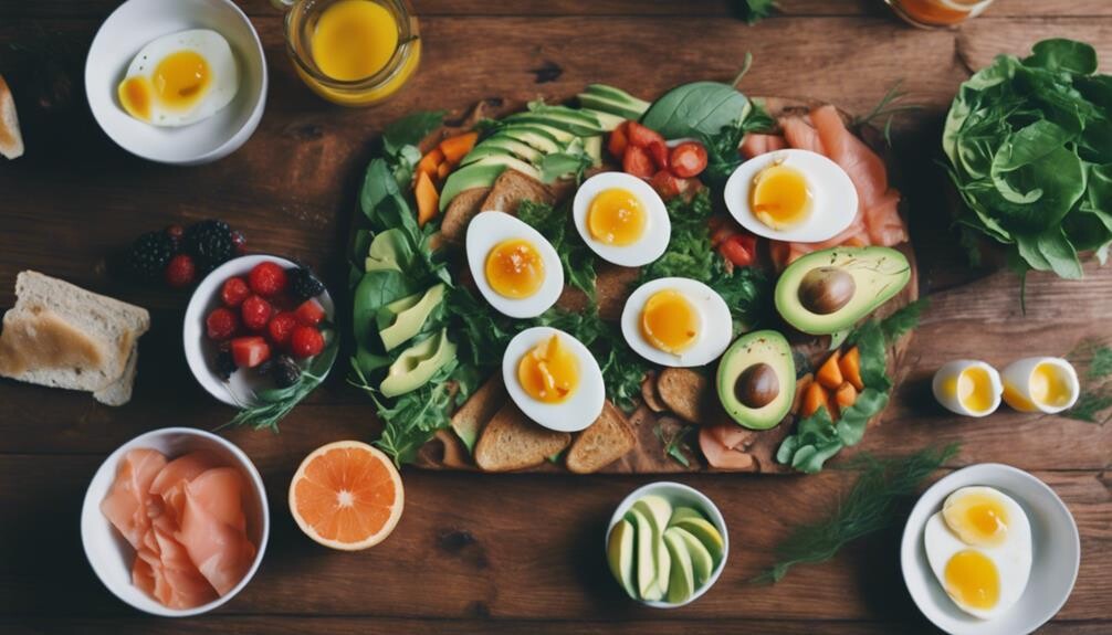 complementing boiled eggs with sides