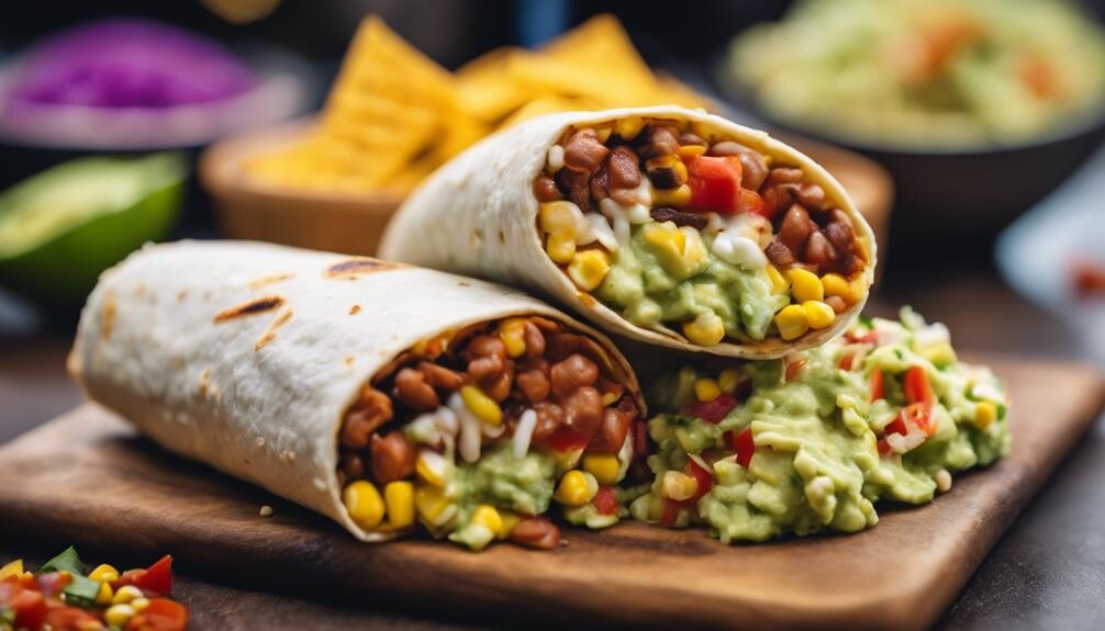 complementing burritos with sides