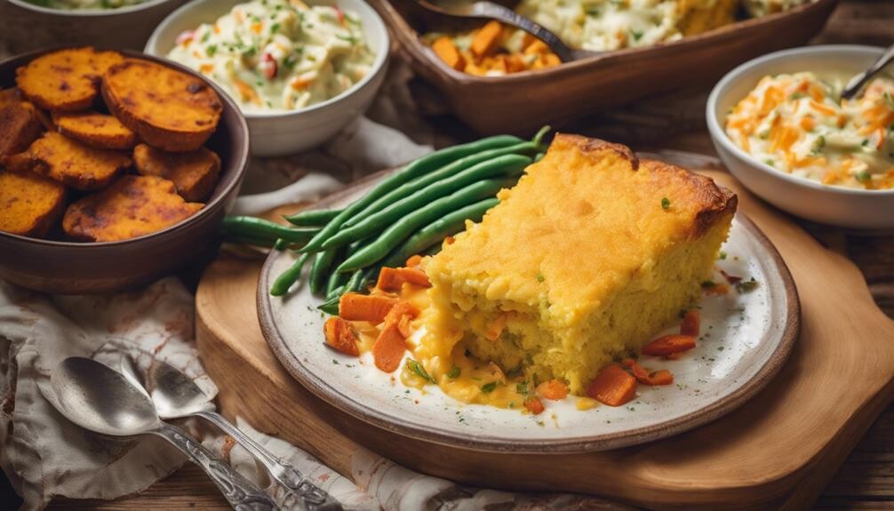 complementing cornbread casserole with sides