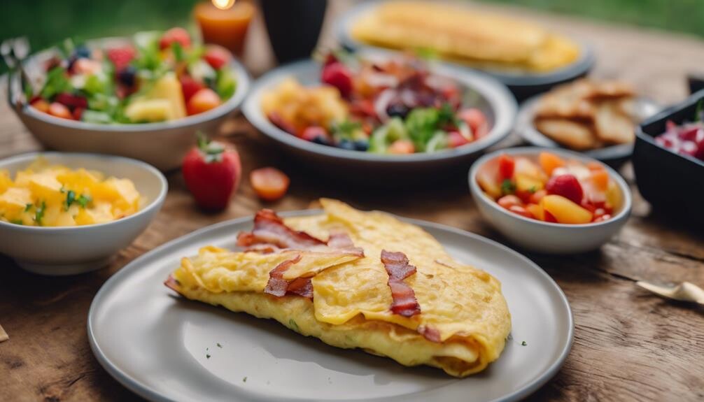 complementing french omelette dishes
