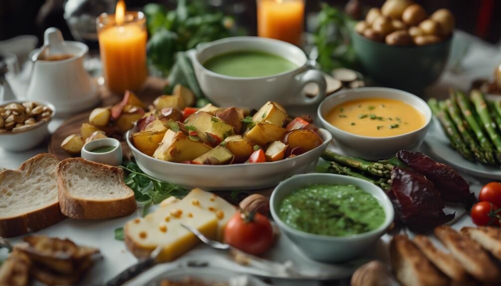 complementing green goddess salad