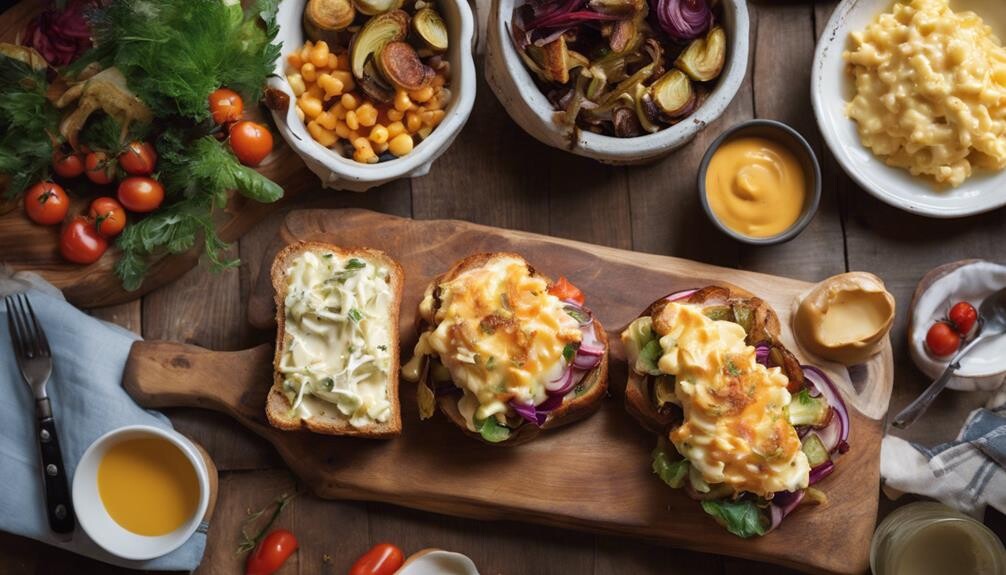 complementing hot brown dishes