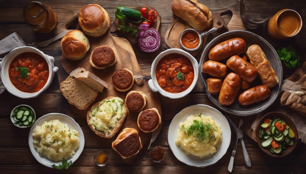 complementing hungarian sausage meals