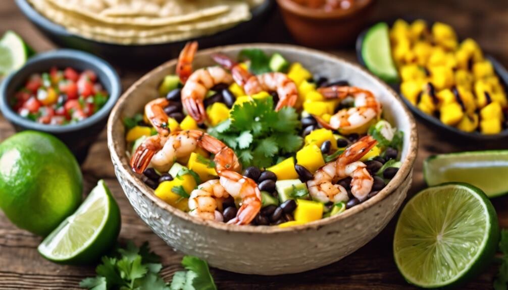 complementing mango salsa with sides