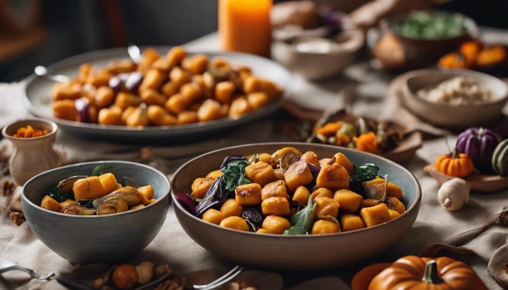 complementing pumpkin gnocchi dishes