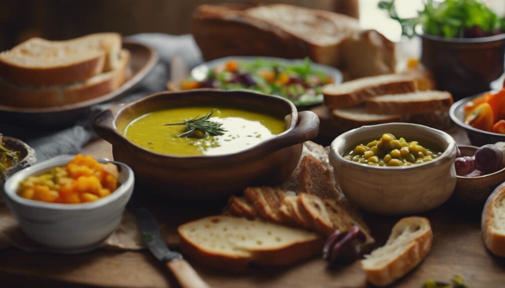 complementing split pea soup