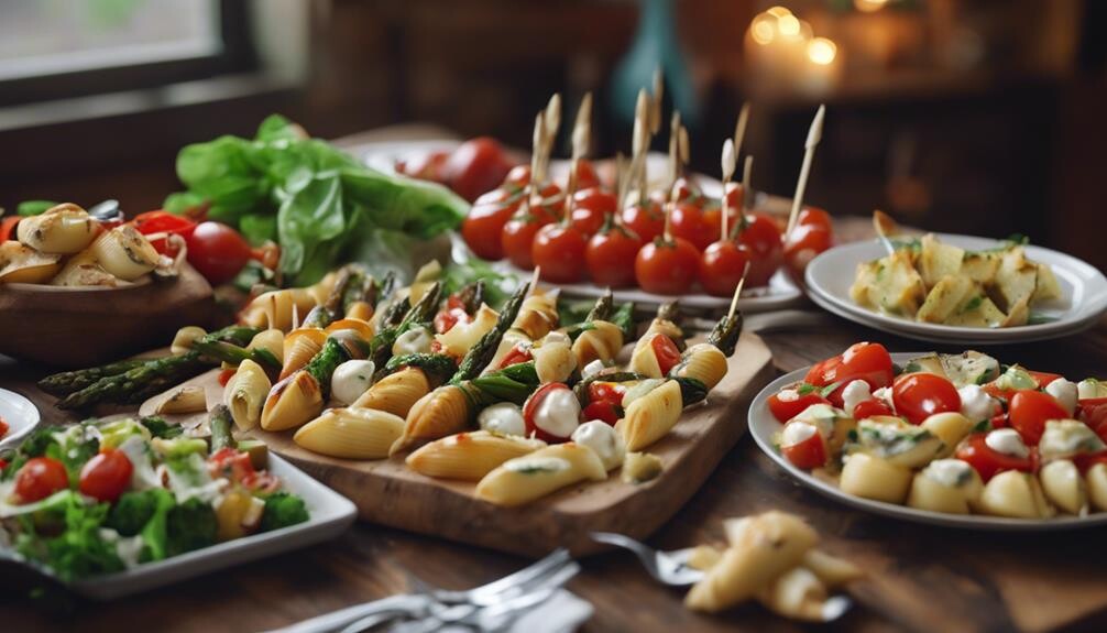 complementing stuffed shells perfectly