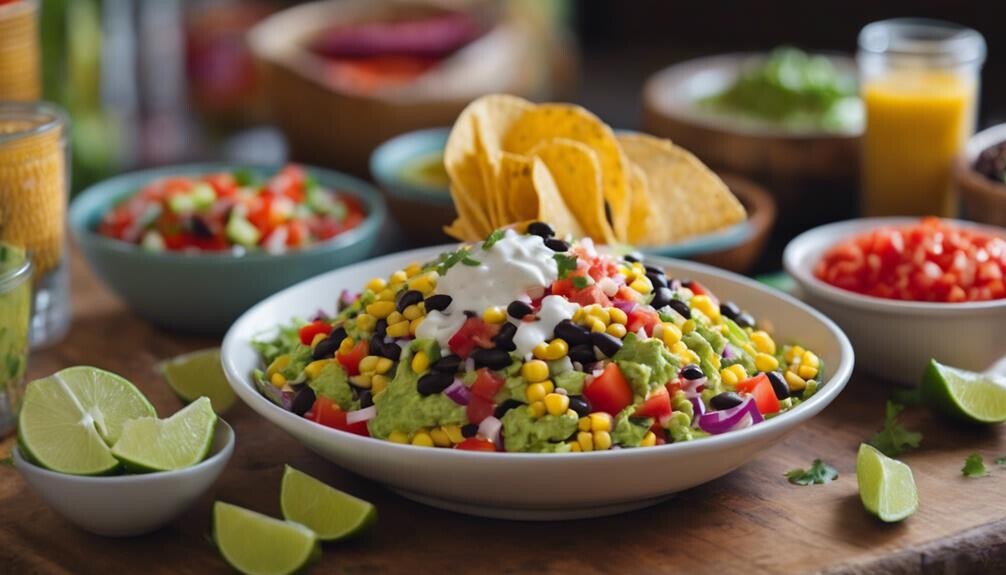 complementing taco salad perfectly