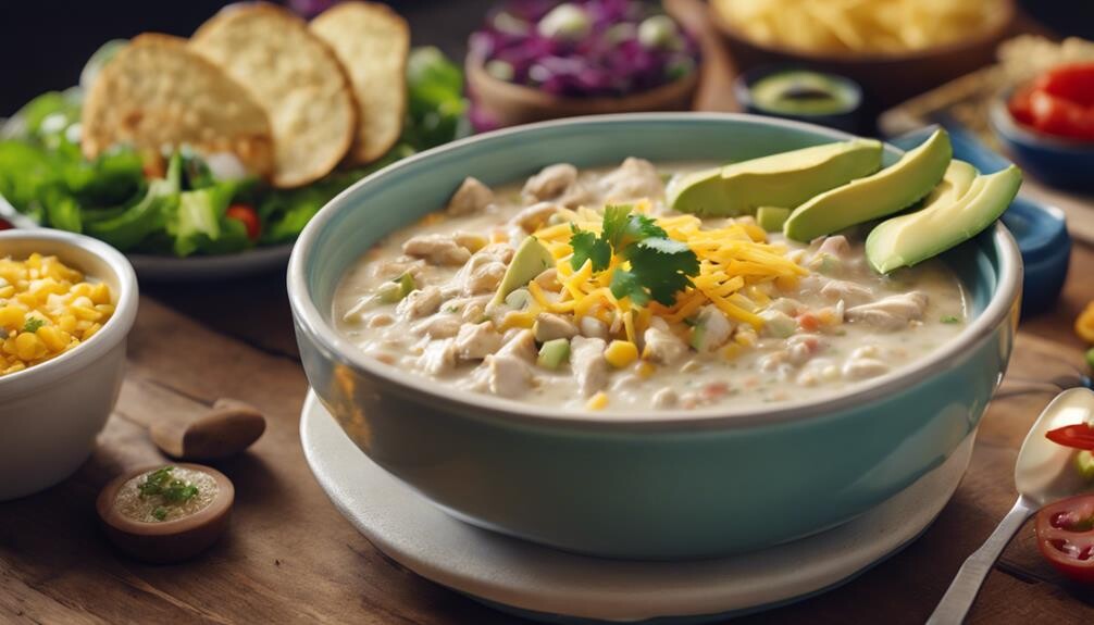 complementing white chicken chilli options