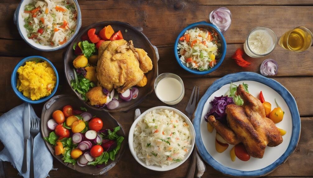 country captain chicken sides