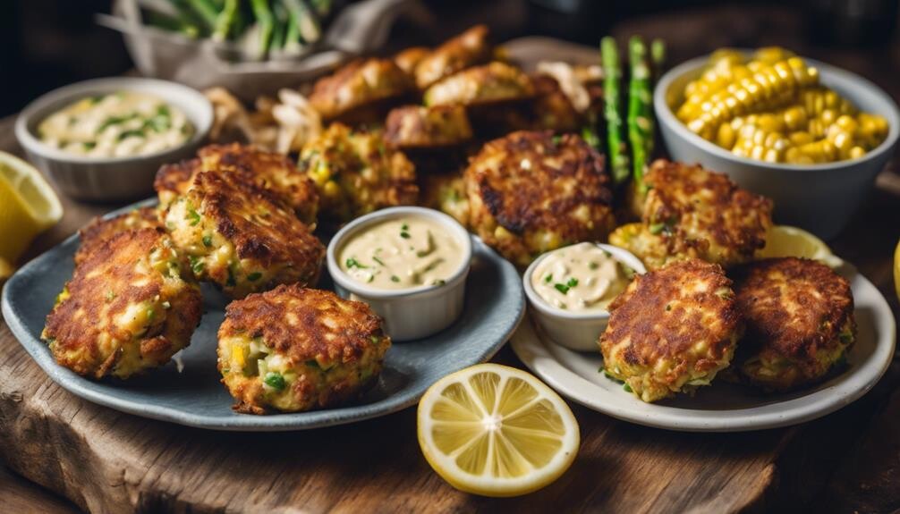 crab cakes side dishes