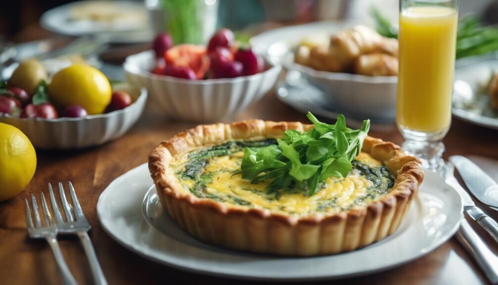 crab quiche side dishes