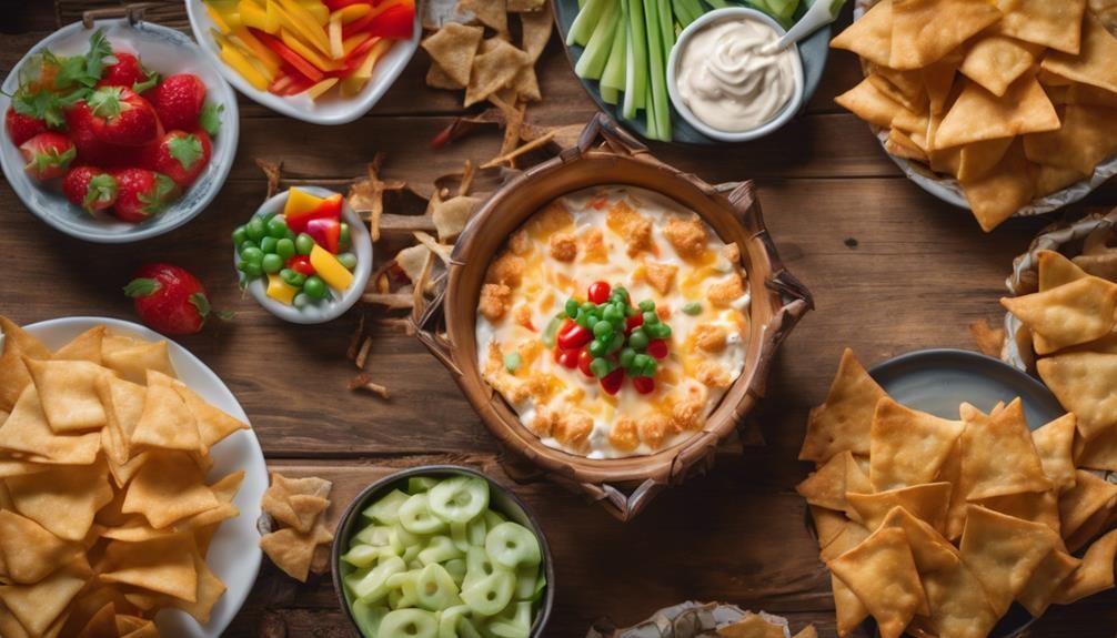 crab rangoon dip pairings
