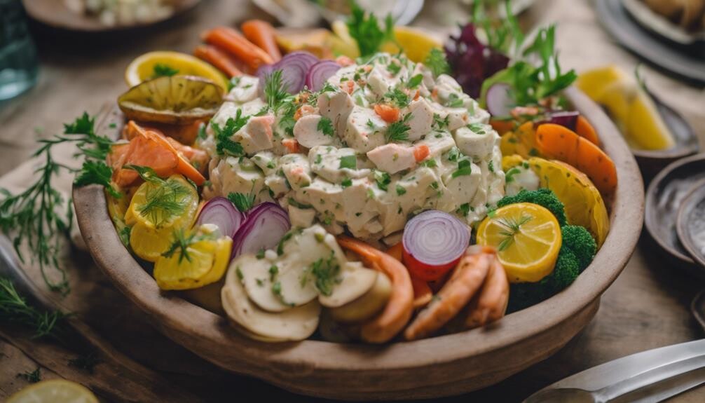 crab salad side dishes