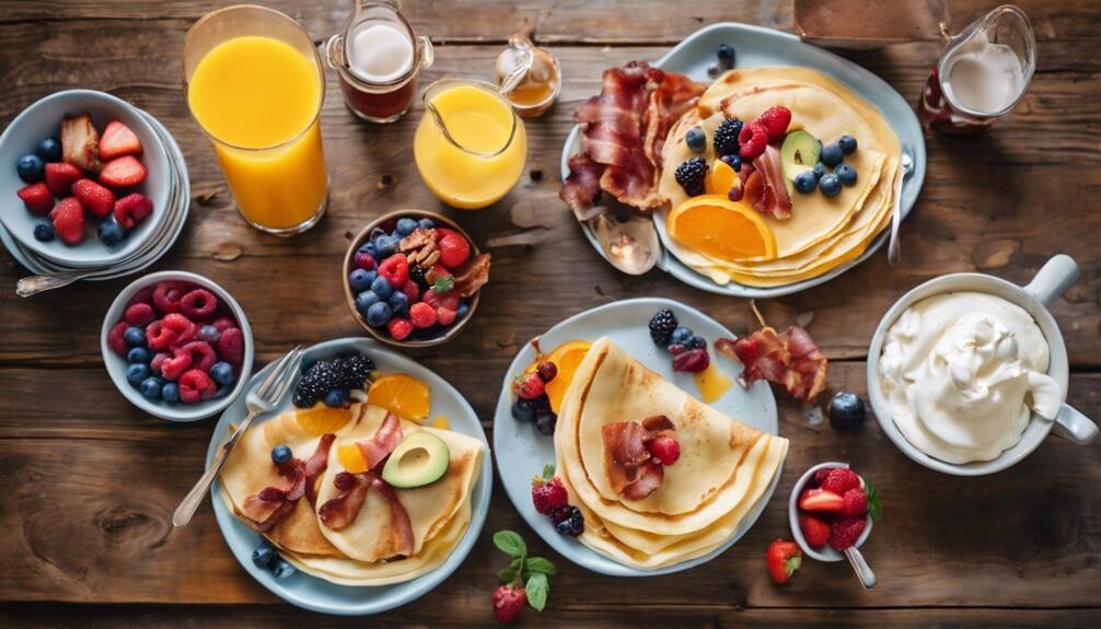 crepes breakfast side dishes