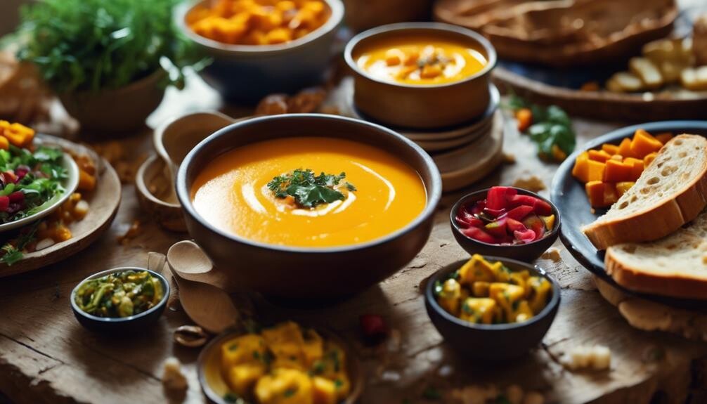 curried squash soup sides