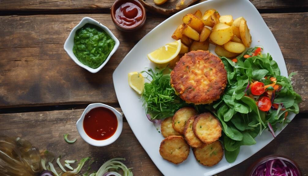 fish cakes side dishes