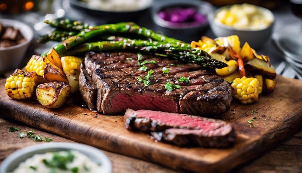 flat iron steak sides