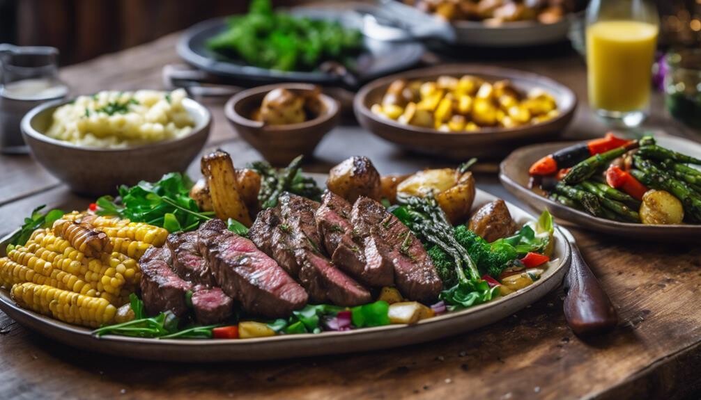 garlic steak bites sides