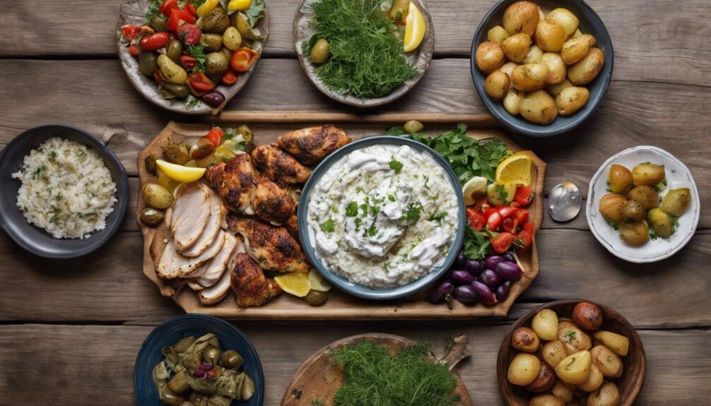 greek chicken side dishes