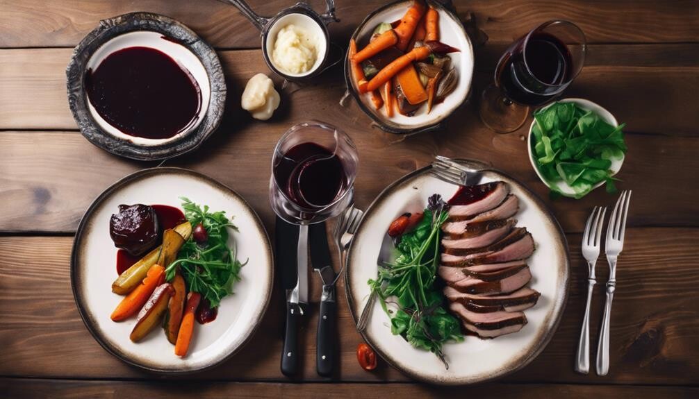 grilled duck breast pairings