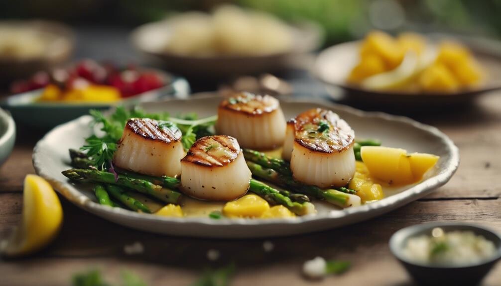 grilled scallops side dishes