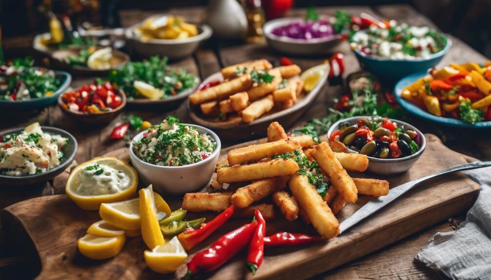 halloumi fries side dishes