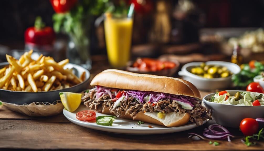 italian beef sub sides