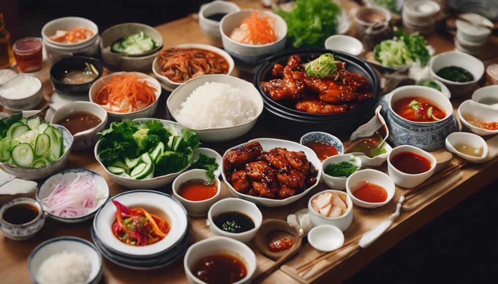 korean bbq chicken sides