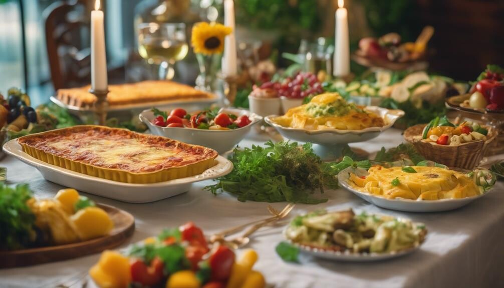 lasagna buffet side dishes