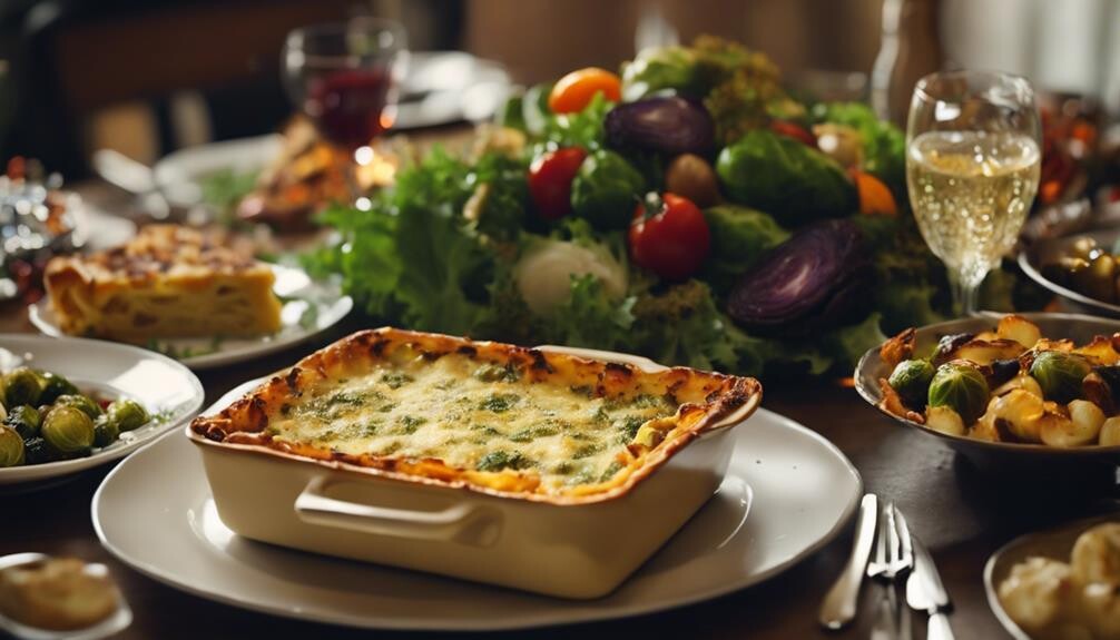 lasagna christmas dinner sides