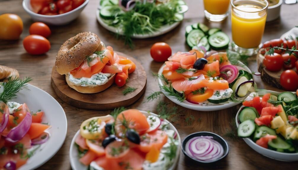 lox and bagels pairings