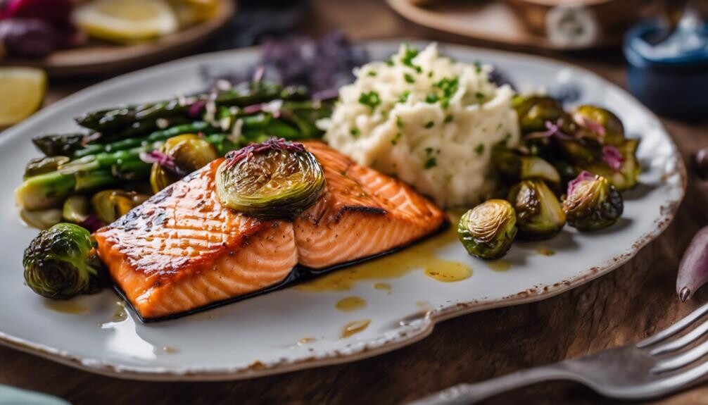 maple glazed salmon pairings