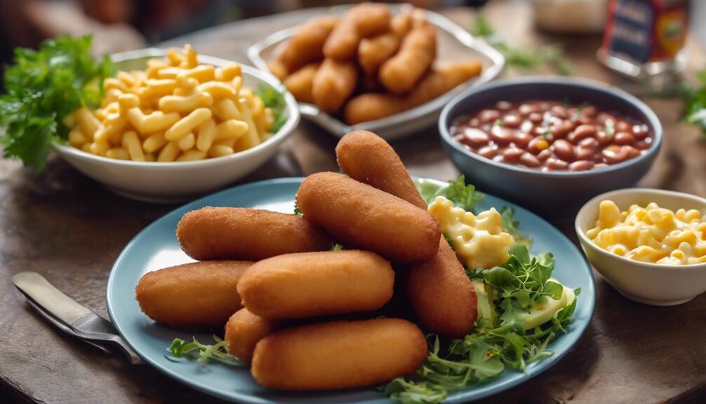 mini corn dog sides